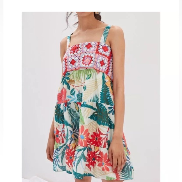 FARM Rio Multicolor Floral Mini Dress - Picture 3 of 9